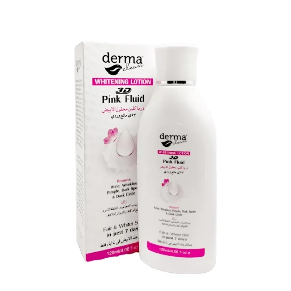 derma clean whitening lotion 3d pink fluid 120ml