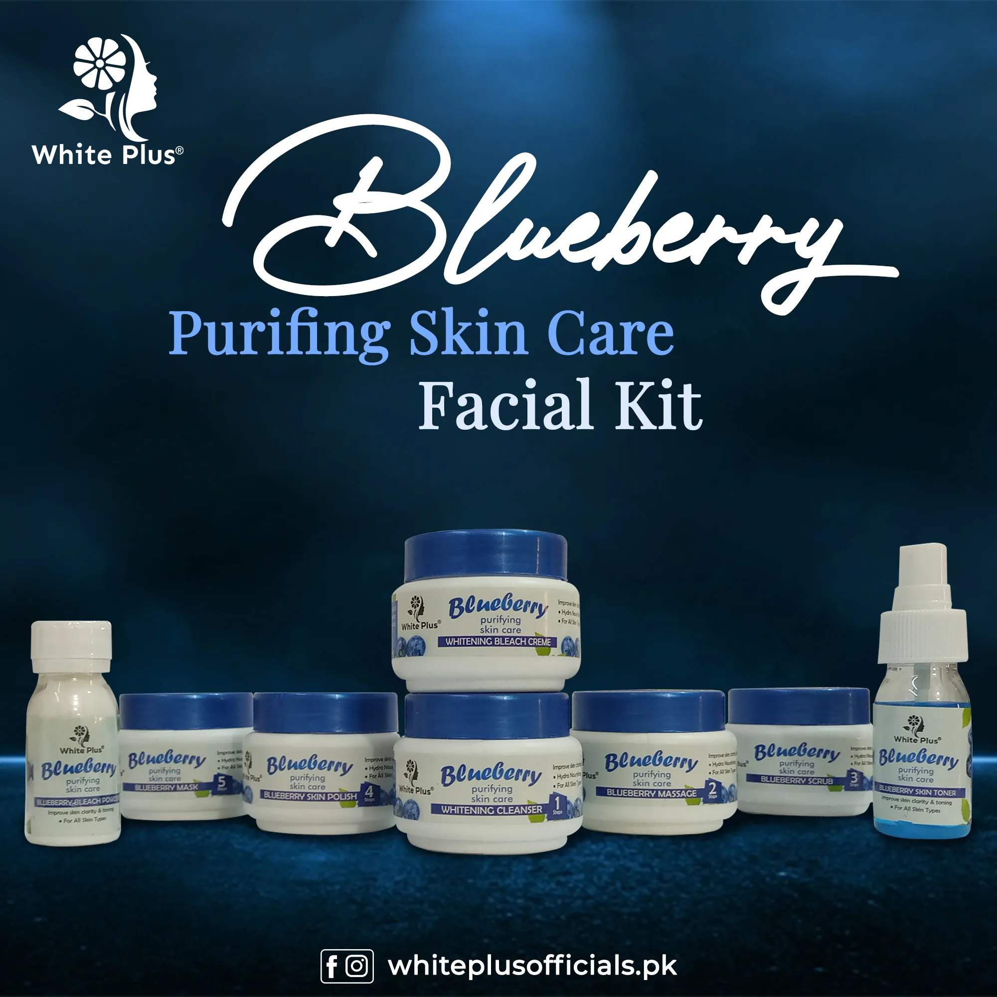Blueberry Facial Kit