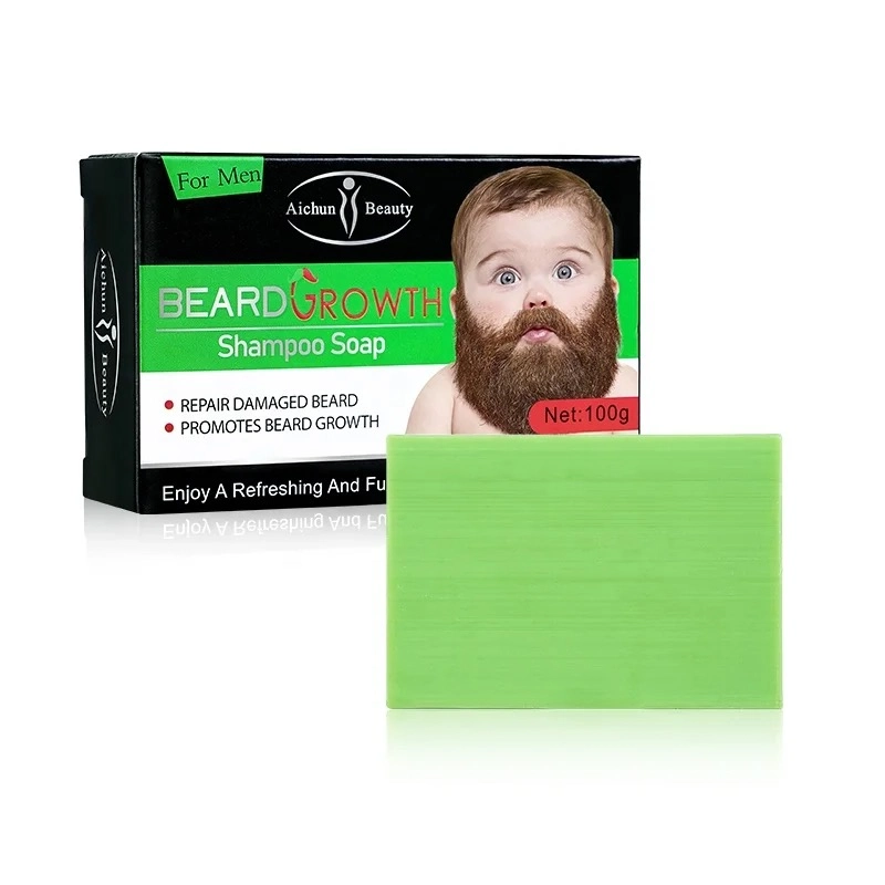 Aichun Beauty Beard Growth Shampoo Soap for Men – 100g