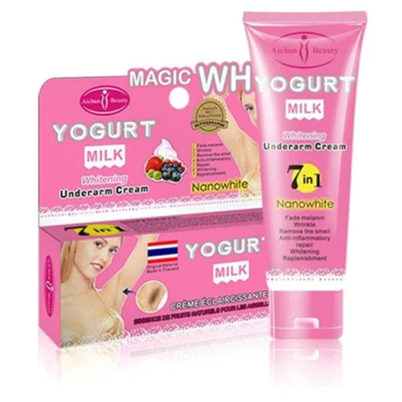 Aichun Beauty Yogurt Milk whitening Underarm Cream 7 in 1 80g