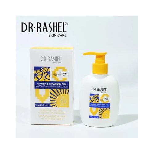 Dr Rashel Vitamin C Hyaluronic Acid Moisturizing Sunscreen Lotion