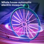 3-in-1 Electric Mosquito Racket, Aste By USB, Foldable Repellent lamp