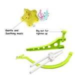 Musical Cot Mobile Set for Baby – Sweet Cuddle Interactive Crib Toy with 5 Hanging Characters