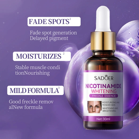 Sadoer Lighten Freckles Nicotinamide Whitening Face Serum 30ml