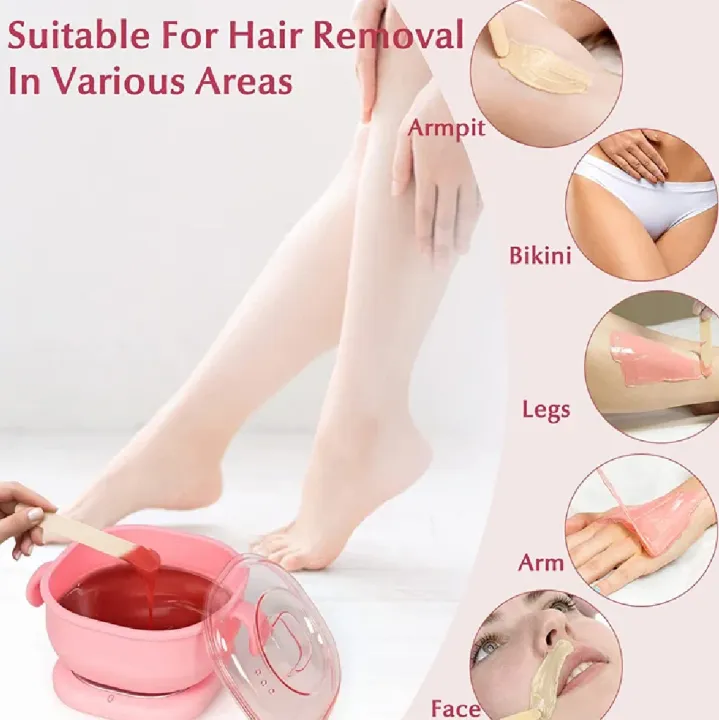 3-in-1 Professional Foldable Wax Heater – Portable 400ML Silicone Wax Warmer