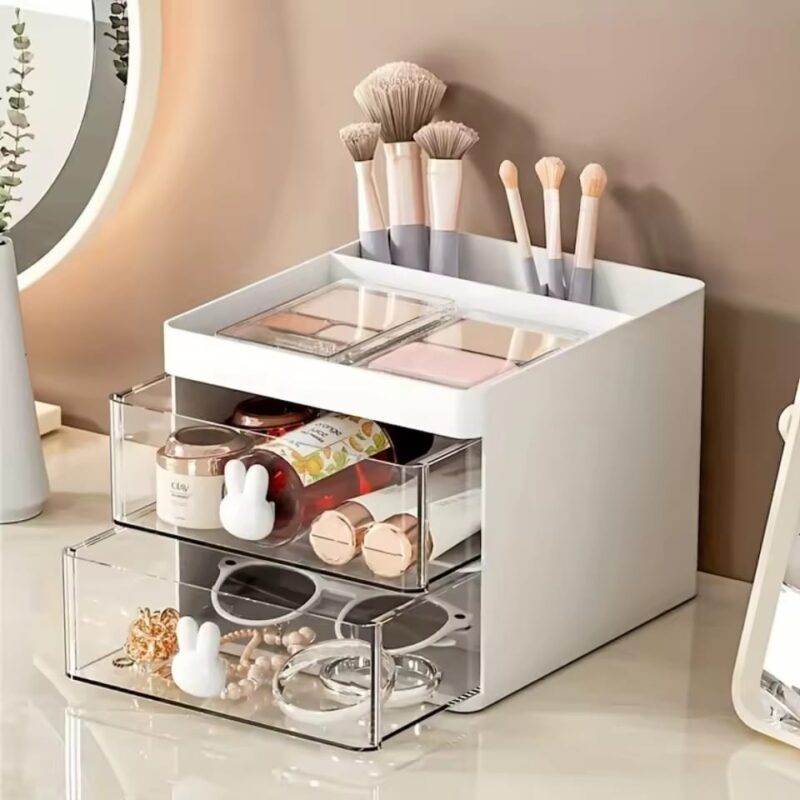 Multi-Purpose Rabbit Storage Organizer – Cute Compact Storage Box for Kids