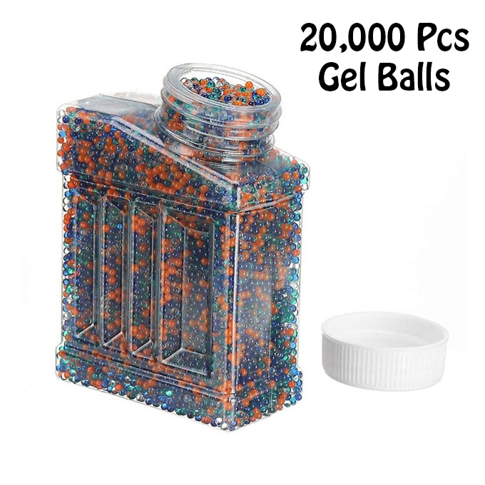 20000 Pcs Gel Balls Refill – 7-8mm Water Gel Beads for Gel Blaster Guns