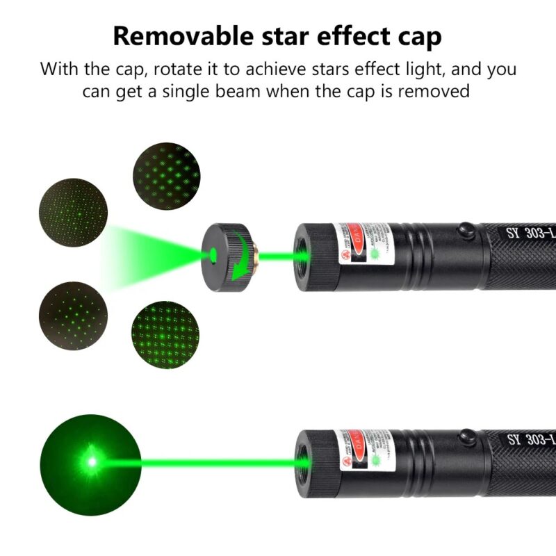 Green Laser Pointer Torch – Long Range Rechargeable LED Flashlight