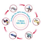20000 Pcs Gel Balls Refill – 7-8mm Water Gel Beads for Gel Blaster Guns