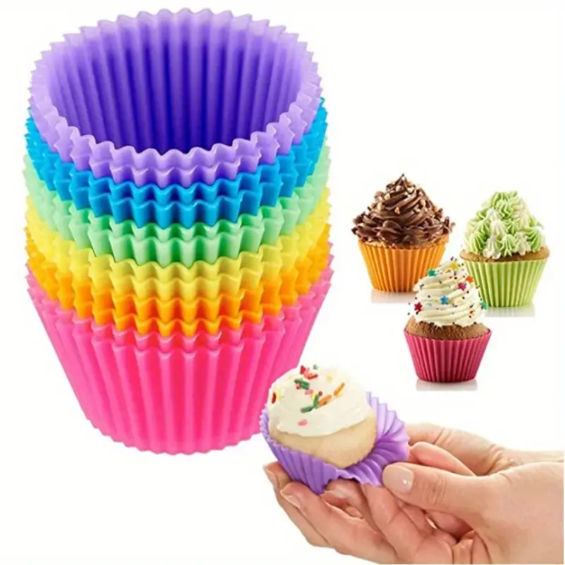 Silicone Cake Moulds - Pack of 8