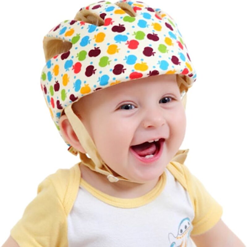 Baby Safety Helmet – Soft Adjustable Head Protector for Toddlers & Infants
