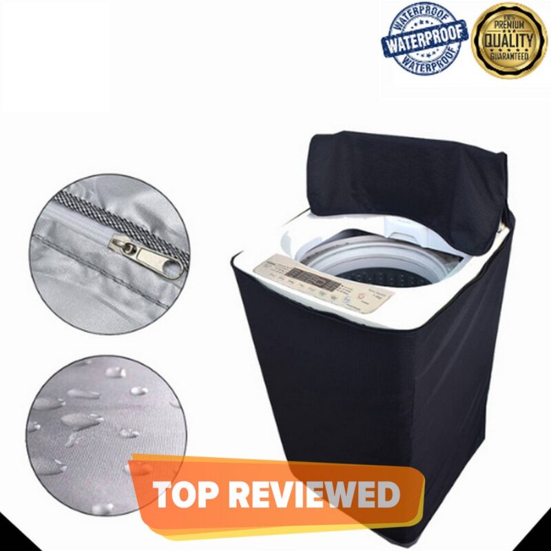 100% Waterproof Top Load Washing Machine Cover – Fits 9–15 Kg Machines