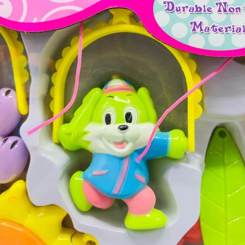 Musical Cot Mobile Set for Baby – Sweet Cuddle Interactive Crib Toy with 5 Hanging Characters