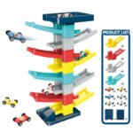 Ramp Racing Car Adventure Toy Set – DIY Gliding Track for Kids