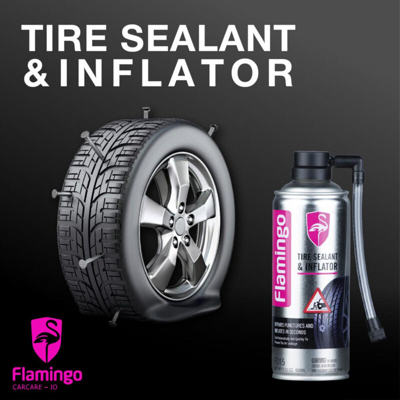 Flamingo Tire Sealant & Inflator – 450ml