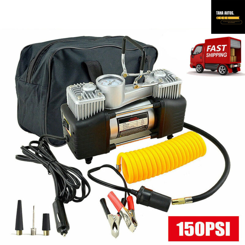 Dual Cylinder Heavy-Duty Car Air Compressor – 628 (4x4 Ready)