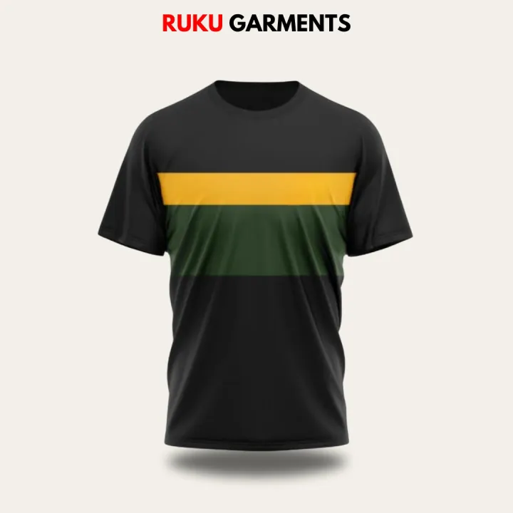 Men’s Short Sleeve Panel T-Shirt – New Casual Style