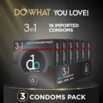 DO 3in1 Condom Dispenser – 18-Piece Variety Pack for Total Pleasure