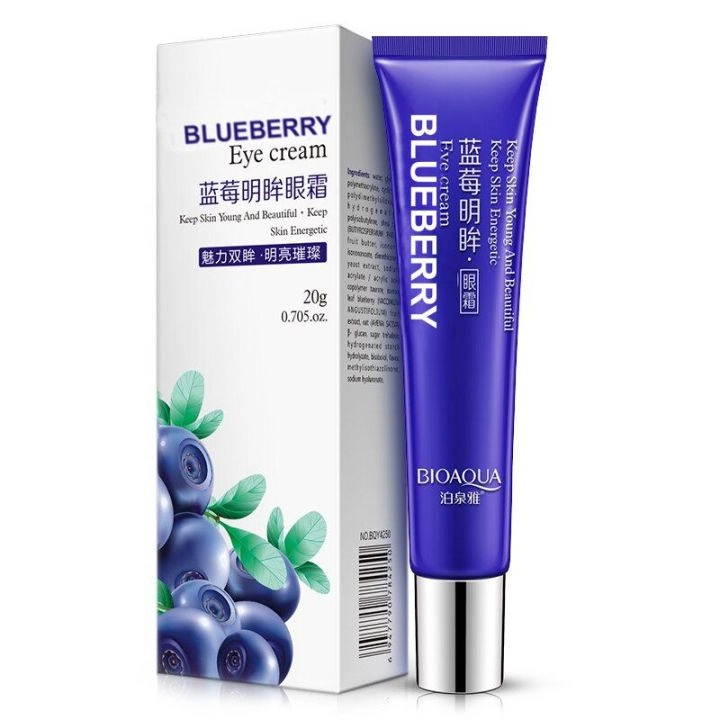 Bioaqua Blueberry Eye Cream for Wrinkles and Dark Circles 20g