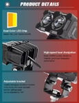 20W Robot Style Dual-Color LED Projector Light