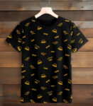 Allover Printed Short Sleeve T-Shirt
