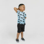 Pack of 2 Kids’ Printed Tees & Shorts Set