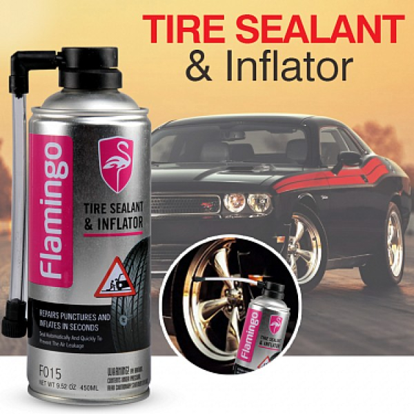 Flamingo Tire Sealant & Inflator – 450ml