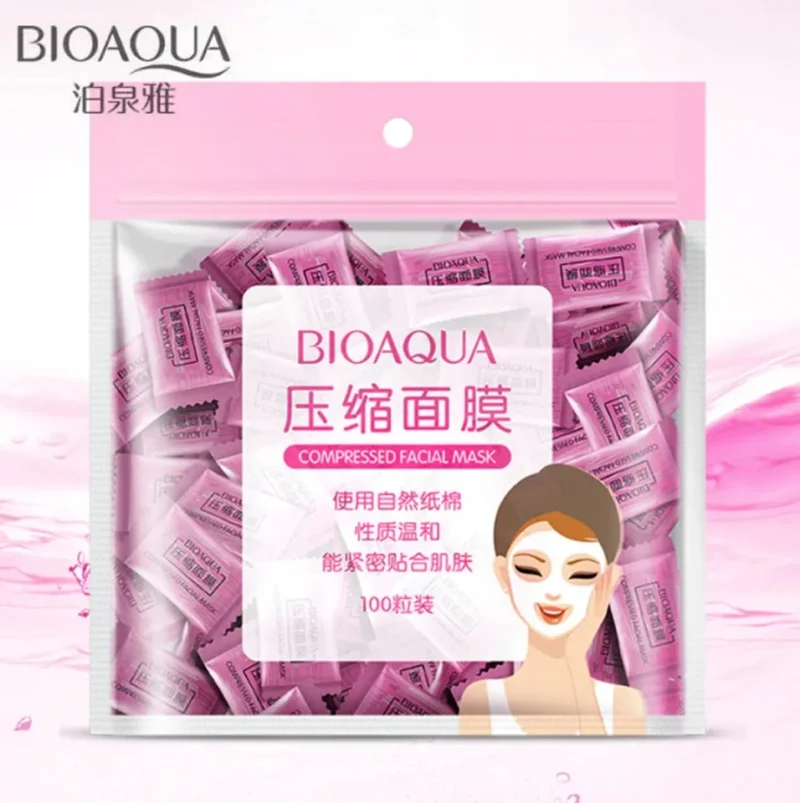 Bioaqua Compressed Facial Mask 50/100 Pcs