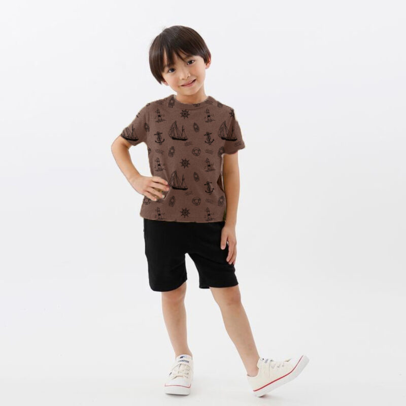 Pack of 2 Kids’ Printed Tees & Shorts Set