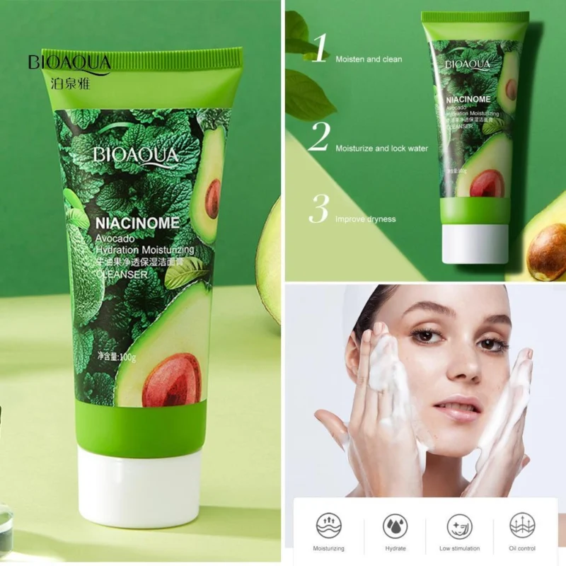 Bioaqua Niacinome Avocado Cleanser 100g