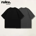 Oversized Plain Drop Shoulder T-Shirt – Pack of 2 | Single Jersey Cotton for Men