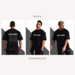 Men’s Oversized Drop Shoulder Printed Tee