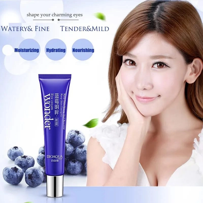 Bioaqua Blueberry Eye Cream for Wrinkles and Dark Circles 20g