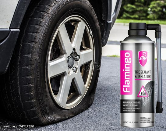 Flamingo Tire Sealant & Inflator – 450ml