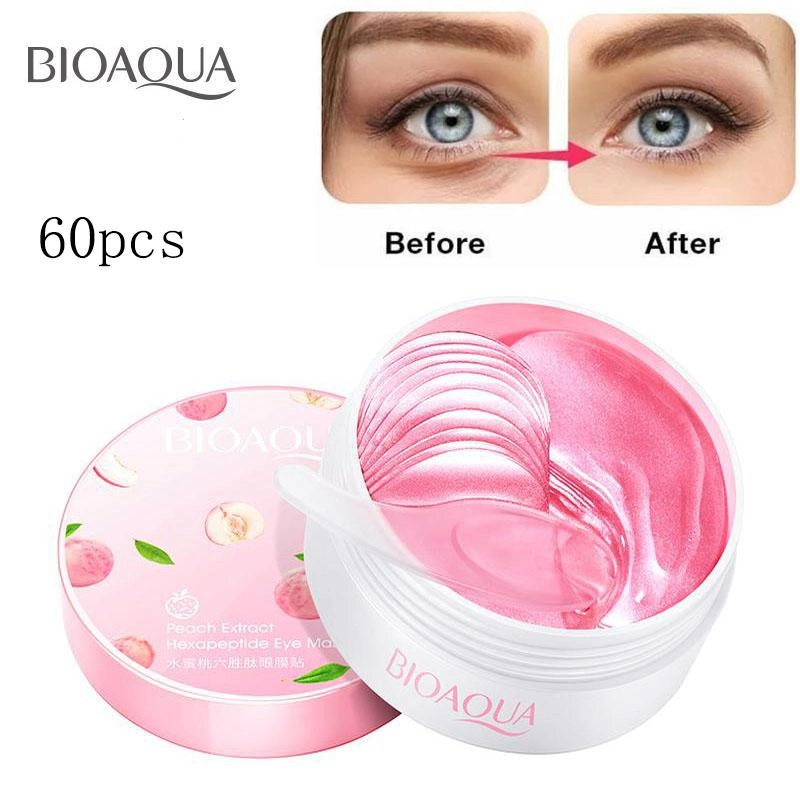 Bioaqua Honey Peach Hexapeptide Eye Mask 30 Pair