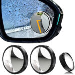 2 Pcs Car Blind Spot Mirror – Round Wide-Angle Glass