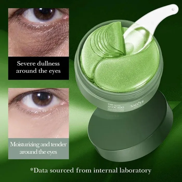 Sadoer Organic Avocado Moisturizing Eye Mask Dilute Dark Circle 60 Pcs