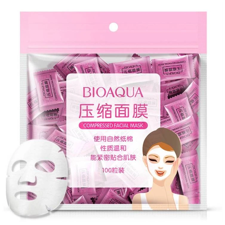 Bioaqua Compressed Facial Mask 50/100 Pcs
