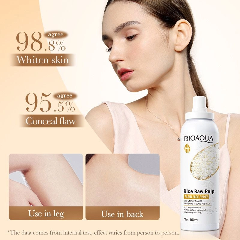 Bioaqua Rice Raw Pulp Nicotinamide Plain Face Spray 150ml
