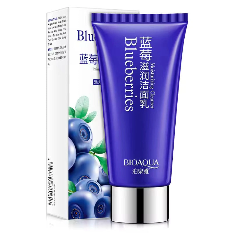 Bioaqua Blueberry Moisturizing Facial Cleanser 100g