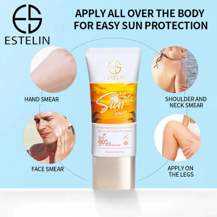 Estelin Hydrating Repair Sun Cream Moisturizing Spf 60