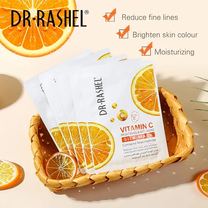 Dr Rashel Vitamin C Brightening and Anti-Aging Silk Mask 28g