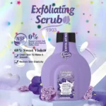 Wokali Sweet Violets Exfoliating Scrub For Face And Body