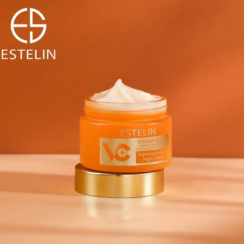 Estelin Vitamin C Plus Night Cream Hyaluronic Acid Niacinamide