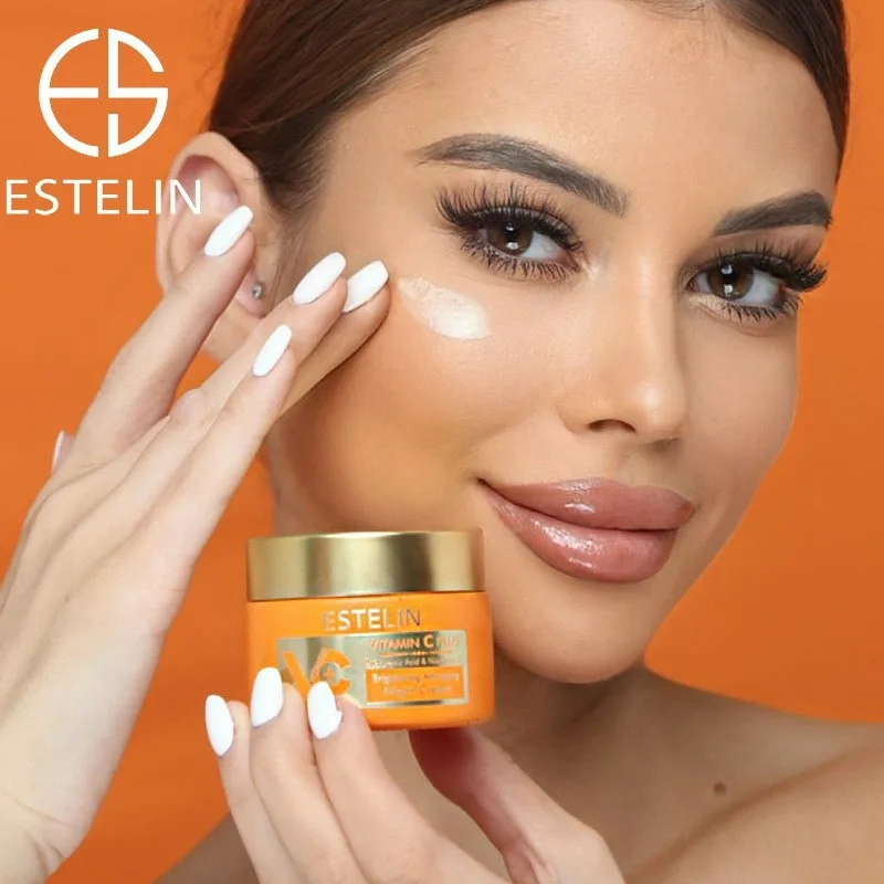 Estelin Vitamin C Plus Night Cream Hyaluronic Acid Niacinamide