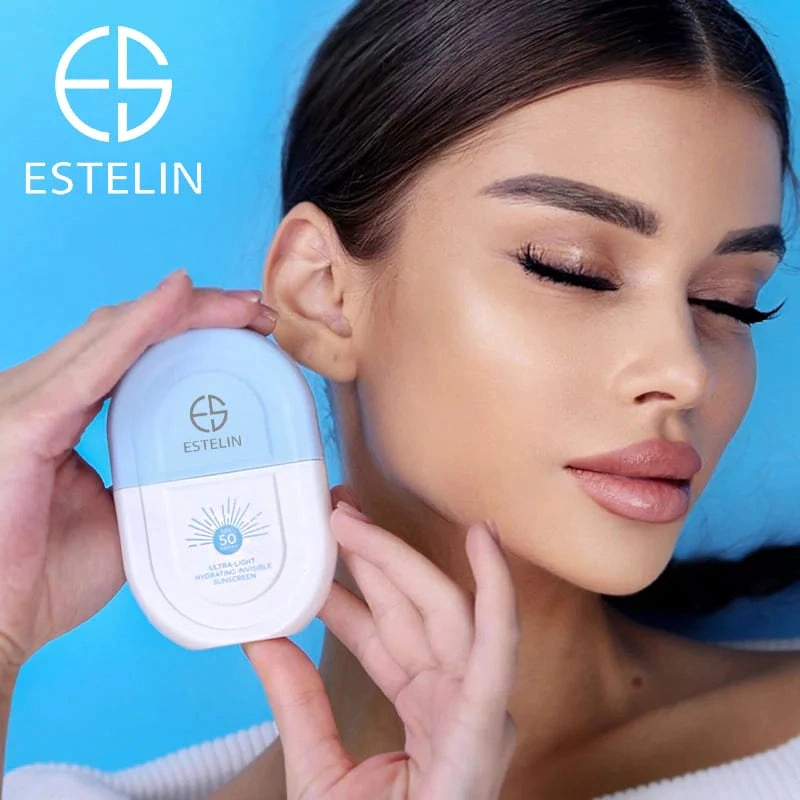 Estelin Sunscreen Ultra-Light Hydrating Invisible SPF 50 PA +++ 50g
