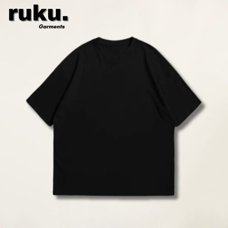 Oversized Plain Drop Shoulder T-Shirt – Pack of 2 | Single Jersey Cotton for Men