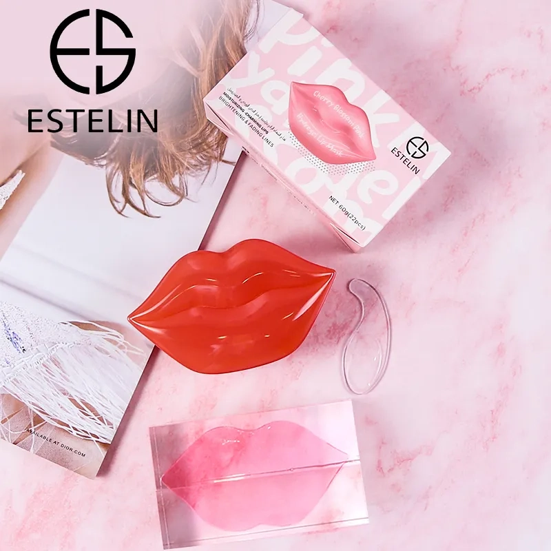 Estelin Cherry Blossom Pink Hydrogel Lip Mask 60g
