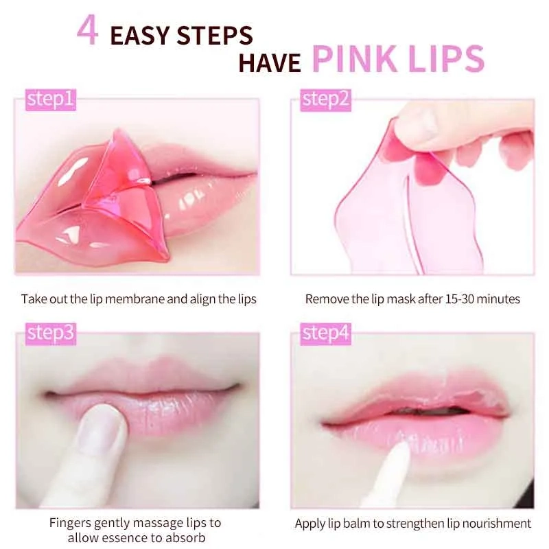 Estelin Cherry Blossom Pink Hydrogel Lip Mask 60g