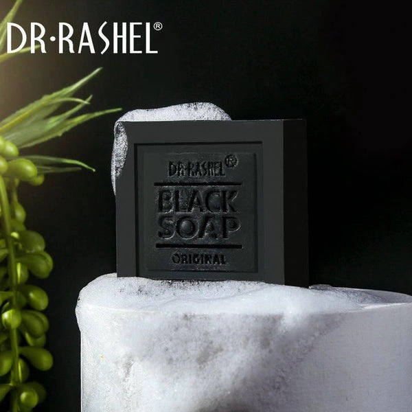 Dr Rashel Black Soap Collagen & Charcoals Deep Cleansing